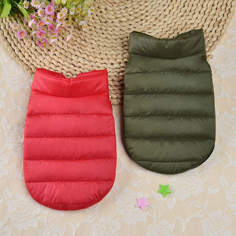 Thick Winter Jacket for Dogs and Cats by HitMyNeed