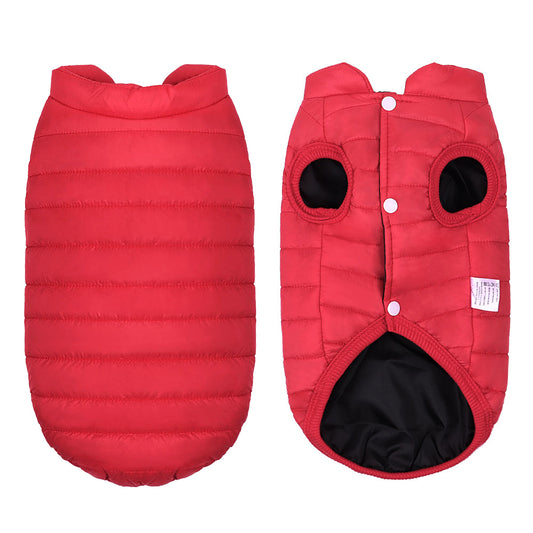 Thick Winter Jacket for Dogs and Cats red 2xl by HitMyNeed