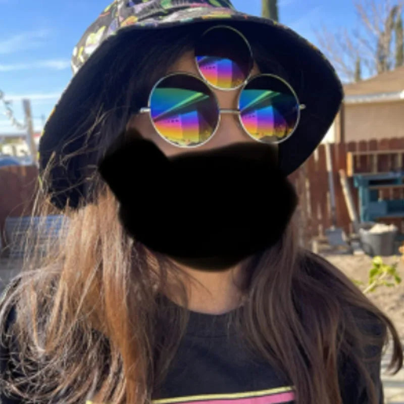 Third Eye Round Mirrored Sunglasses UV400 by HitMyNeed