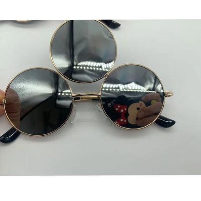 Third Eye Round Mirrored Sunglasses UV400 gray by HitMyNeed