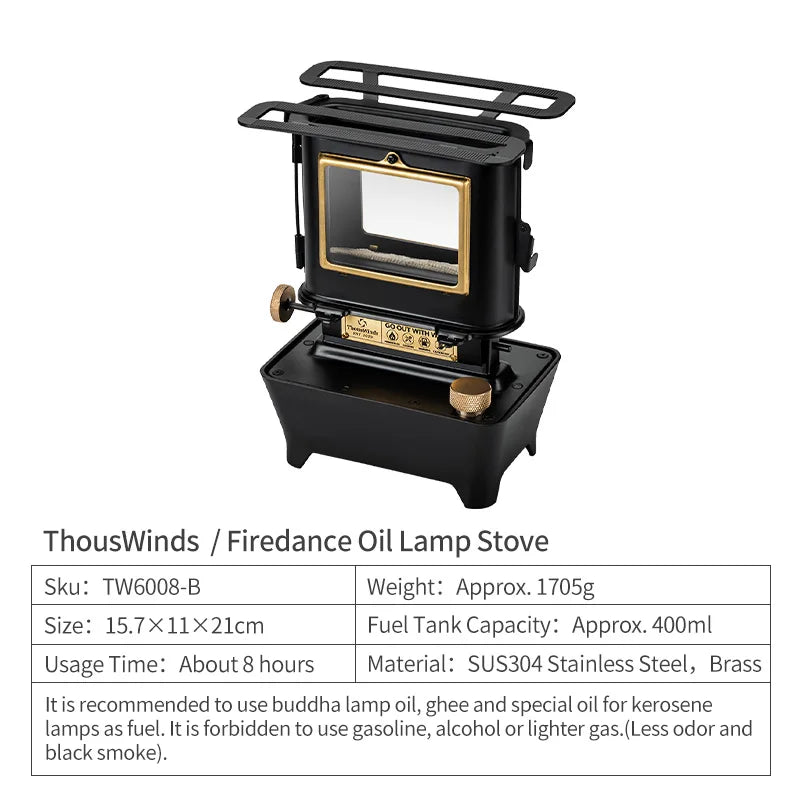 Thous Winds Firedance Oil Lamp Stove Lantern by HitMyNeed