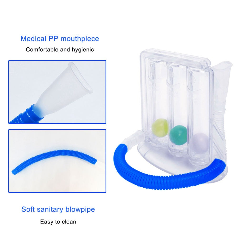 Three-Ball Lung Capacity Breathing Exercise Trainer by HitMyNeed