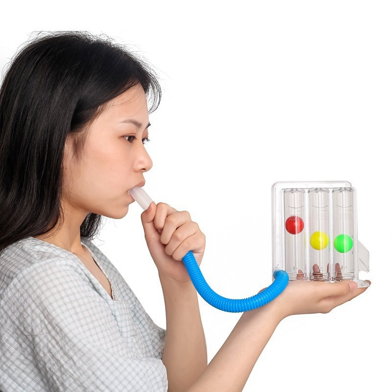 Three-Ball Lung Capacity Breathing Exercise Trainer by HitMyNeed