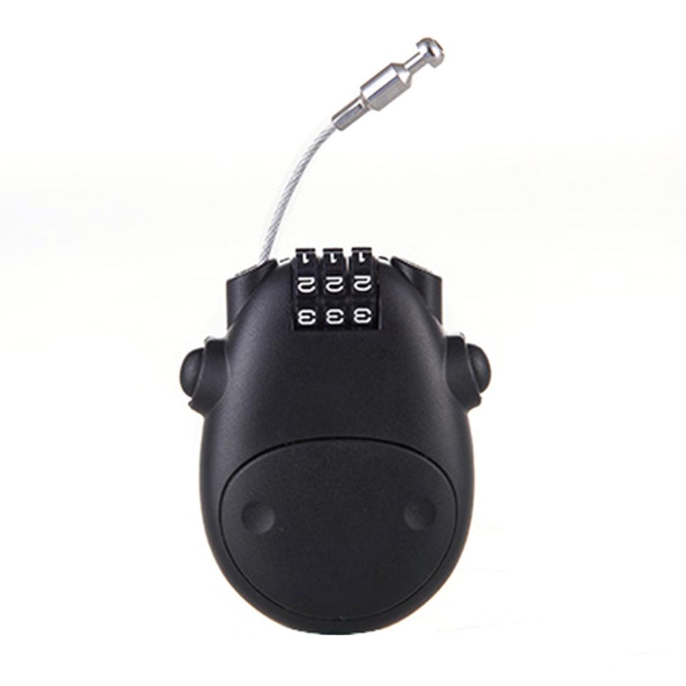 Three Digit Helmet Lock Cable with Combination Code by HitMyNeed