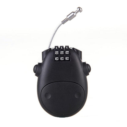 Three Digit Helmet Lock Cable with Combination Code by HitMyNeed