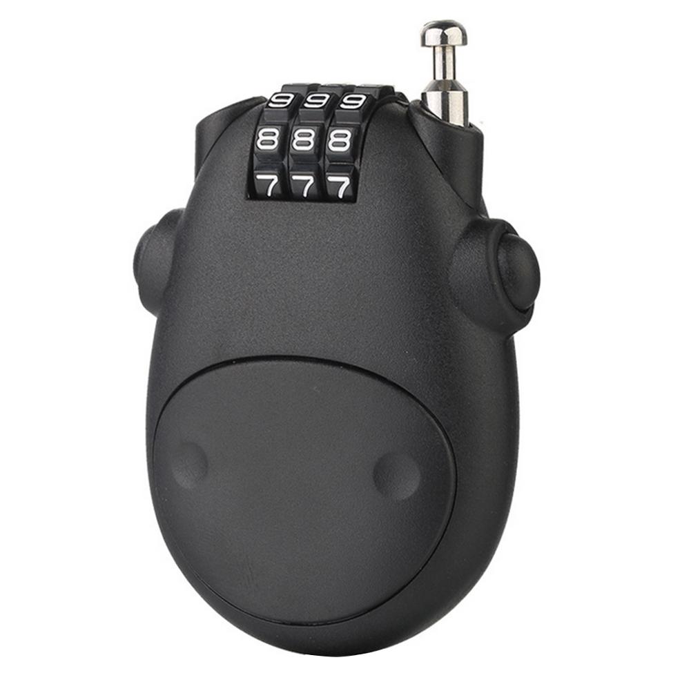 Three Digit Helmet Lock Cable with Combination Code by HitMyNeed