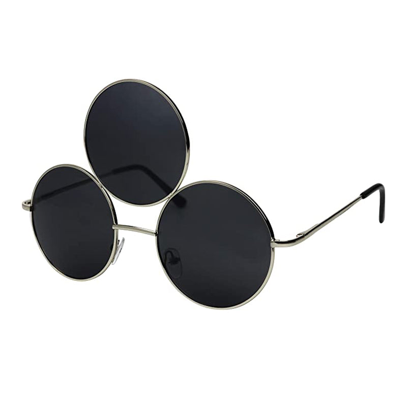 Three-Eyed Retro UV400 Sunglasses by HitMyNeed