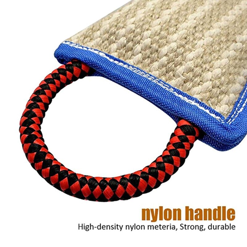Three Handle Linen Dog Bite Pillow Trainer by HitMyNeed