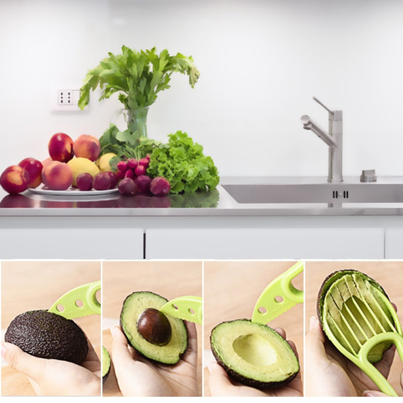 Three-in-One Avocado Peeler, Slicer and Pitter by HitMyNeed