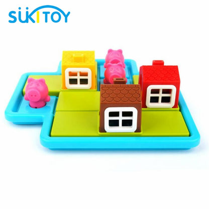 Three Little Pigs Logic Board Game for Kids by HitMyNeed