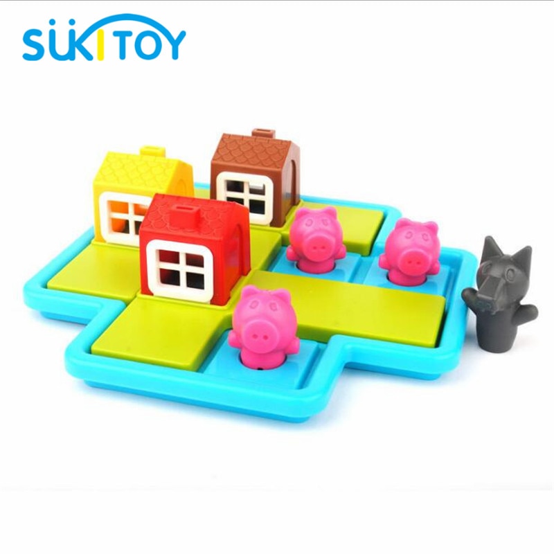 Three Little Pigs Logic Board Game for Kids by HitMyNeed