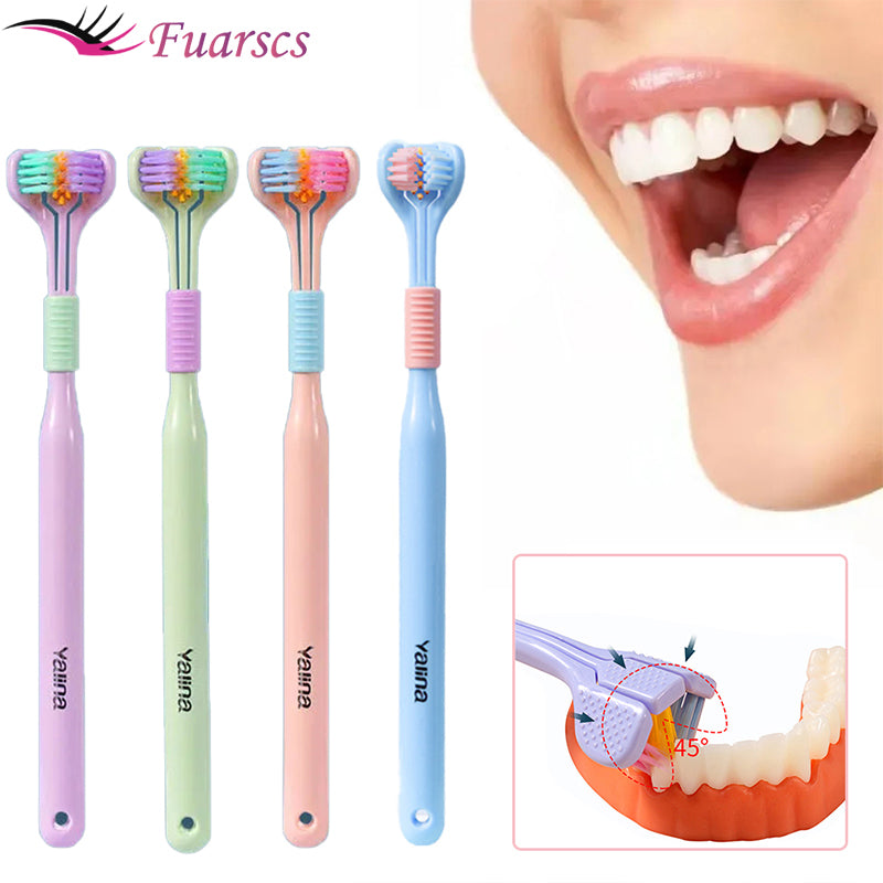 Three-Sided Ultra Soft Adult Toothbrush by HitMyNeed