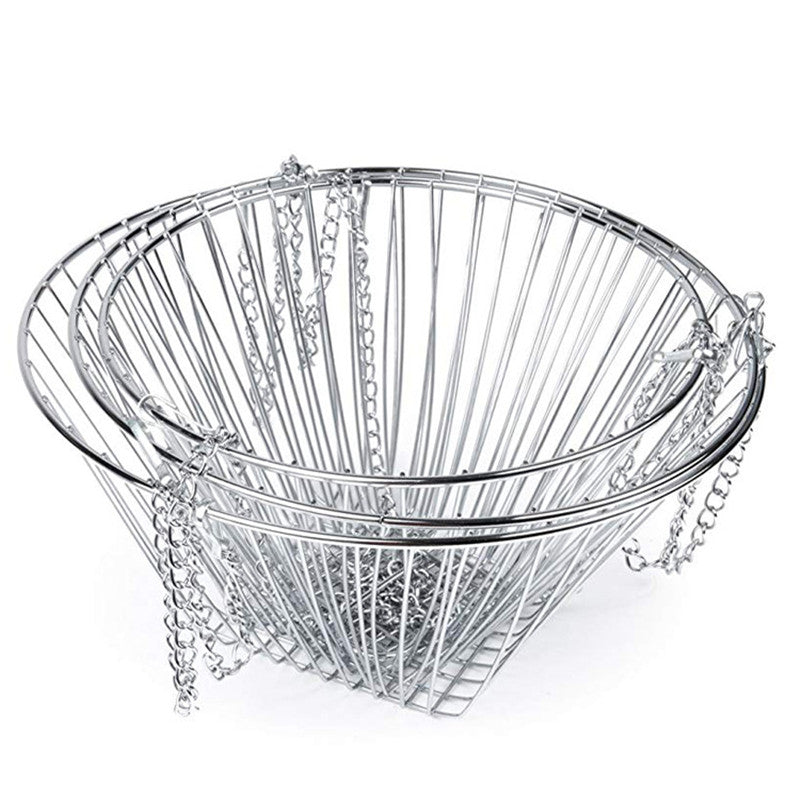Three-Tier Hanging Vegetable Basket Stainless Steel by HitMyNeed