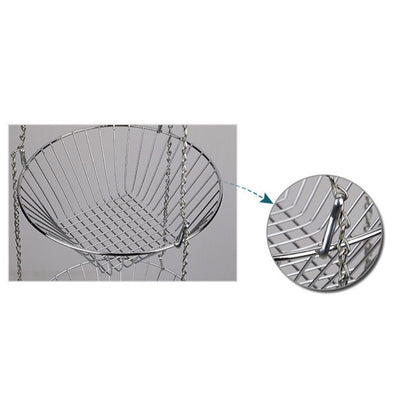 Three-Tier Hanging Vegetable Basket Stainless Steel by HitMyNeed