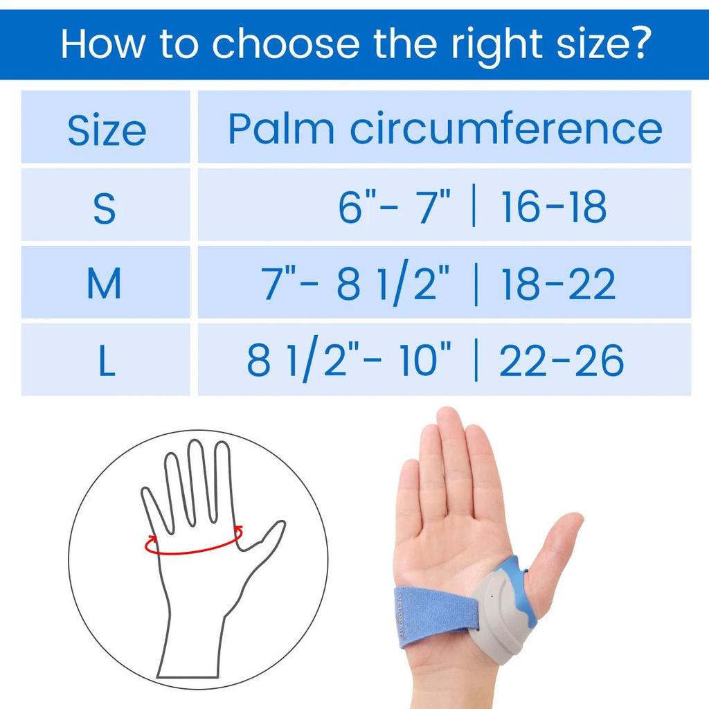 Thumb CMC Brace Orthosis for Osteoarthritis Support by HitMyNeed