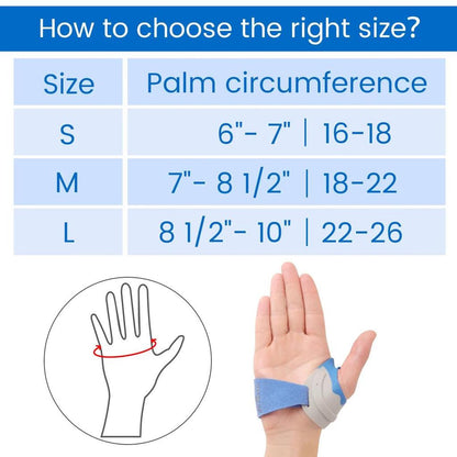 Thumb CMC Brace Orthosis for Osteoarthritis Support by HitMyNeed