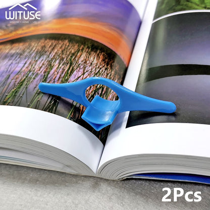 Thumb Page Holders for Books, 2-Pack Reading Accessory by HitMyNeed