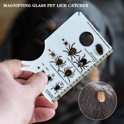 Tick Removal Card with Built-In Magnifying Glass by HitMyNeed