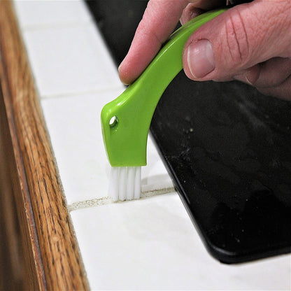 Tile Grout Cleaner Brush with Double Head Design by HitMyNeed