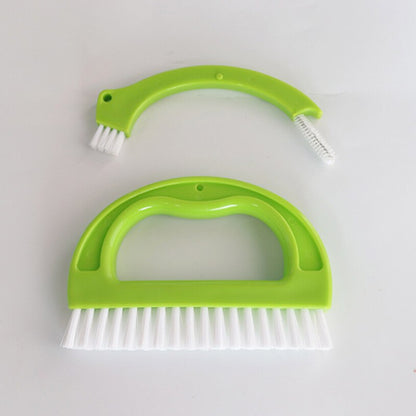Tile Grout Cleaner Brush with Double Head Design by HitMyNeed