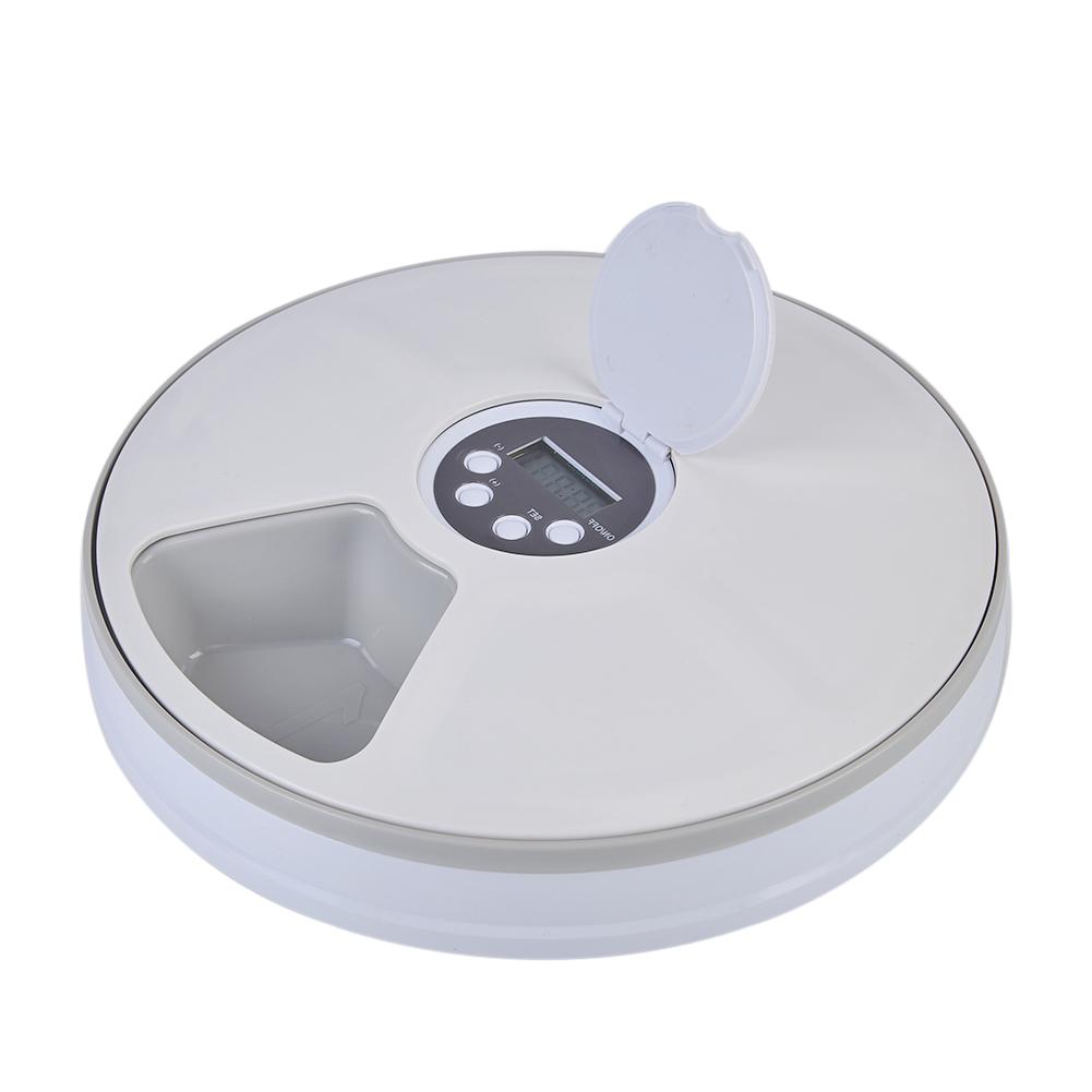Timed Dog Feeder with 6-Grid Automatic Food Tray by HitMyNeed