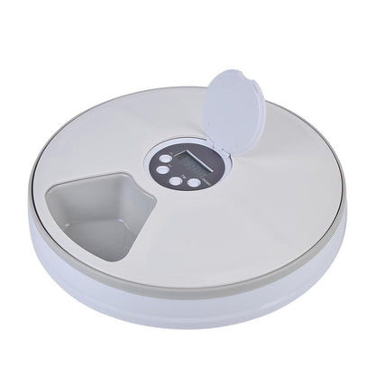Timed Dog Feeder with 6-Grid Automatic Food Tray by HitMyNeed