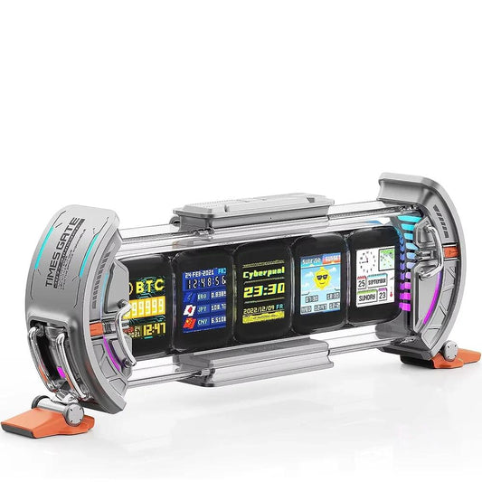 Times Gate Cyberpunk RGB Pixel Clock with App Control by HitMyNeed