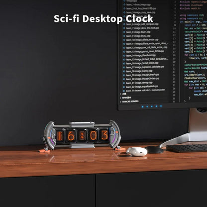 Times Gate Cyberpunk RGB Pixel Clock with App Control by HitMyNeed