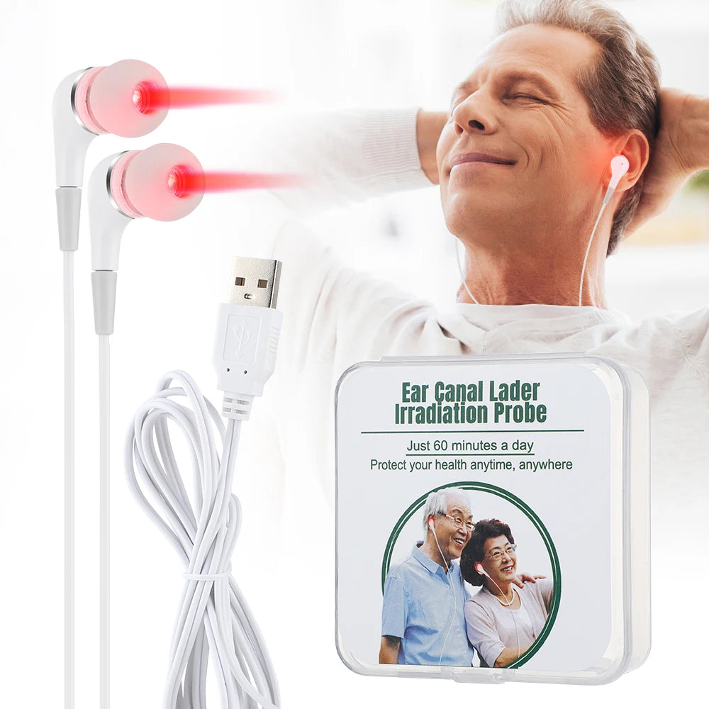 Tinnitus Ear Laser Therapy LLLT Earplug Device by HitMyNeed