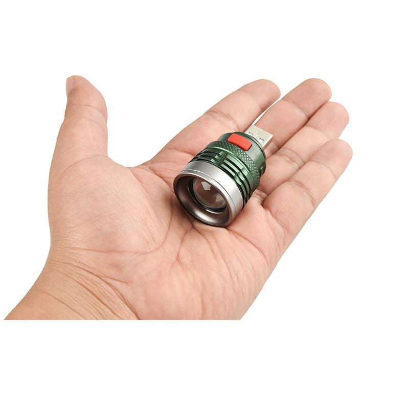 Tiny USB Flashlight Torch with Adjustable Focus by HitMyNeed