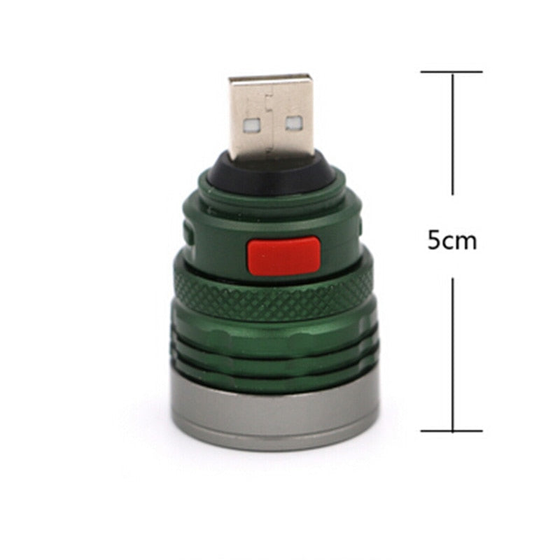 Tiny USB Flashlight Torch with Adjustable Focus by HitMyNeed
