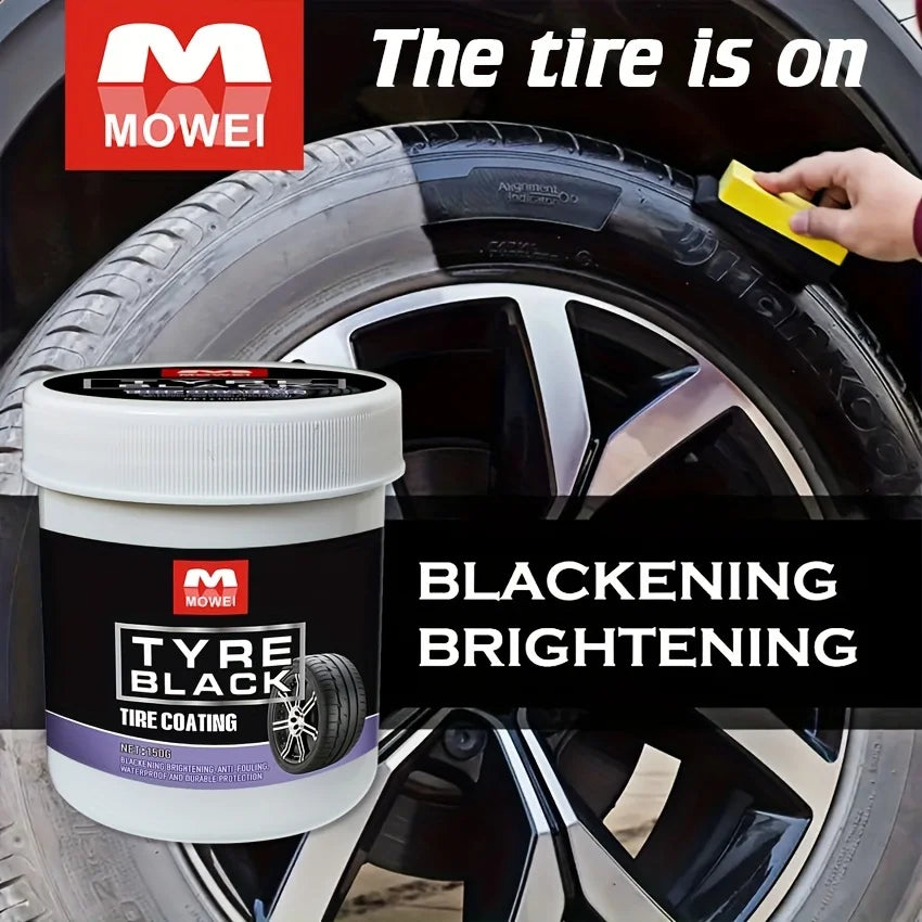 Tire Blackening Coating Wax with Protective Shine by HitMyNeed