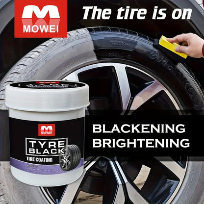 Tire Blackening Coating Wax with Protective Shine by HitMyNeed
