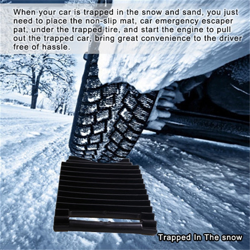 Tire Traction Emergency Wheel Mat for Snow & Mud by HitMyNeed