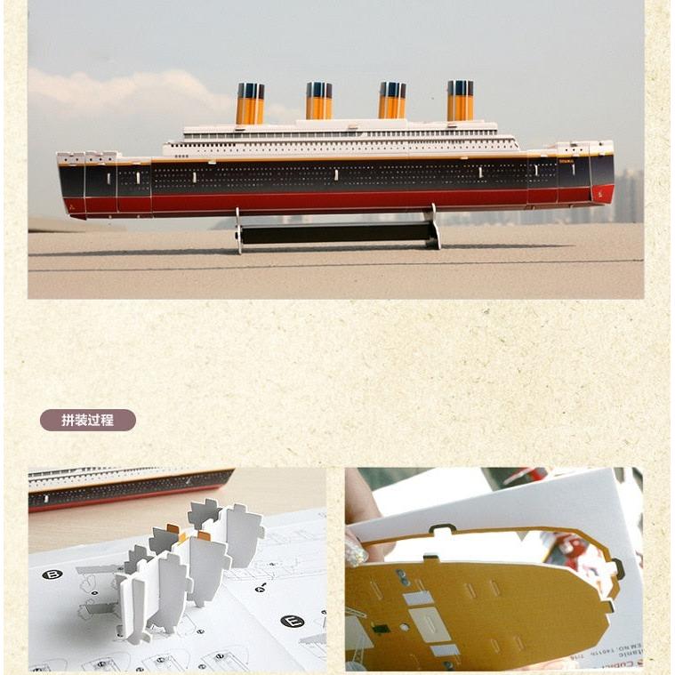 Titanic 3D DIY Ship Model Puzzle, 35 Pieces by HitMyNeed