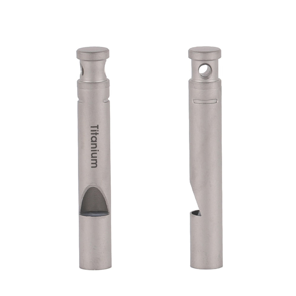 Titanium Camping Safety Whistle with Neck Cord by HitMyNeed