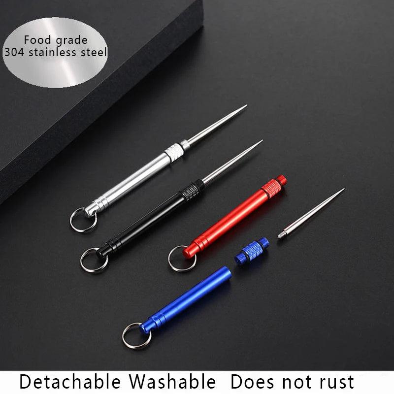 Titanium EDC Reusable Toothpick & Camping Tool by HitMyNeed