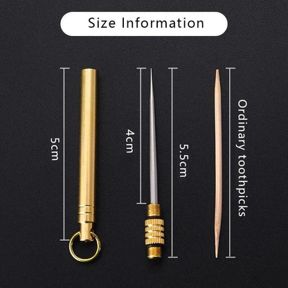 Titanium EDC Reusable Toothpick & Camping Tool by HitMyNeed