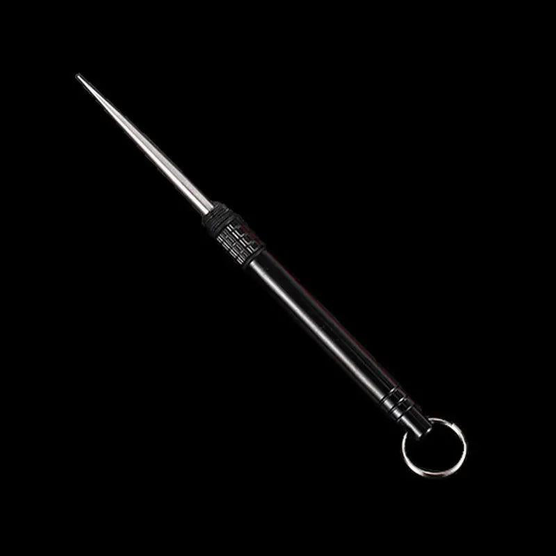 Titanium EDC Reusable Toothpick & Camping Tool black by HitMyNeed