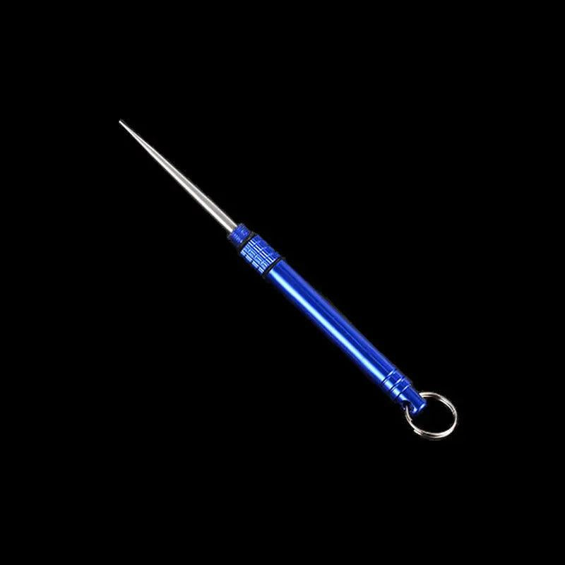 Titanium EDC Reusable Toothpick & Camping Tool blue by HitMyNeed