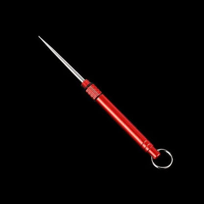 Titanium EDC Reusable Toothpick & Camping Tool red by HitMyNeed