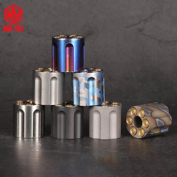 Titanium Revolver EDC Paracord Bead Pendant by HitMyNeed