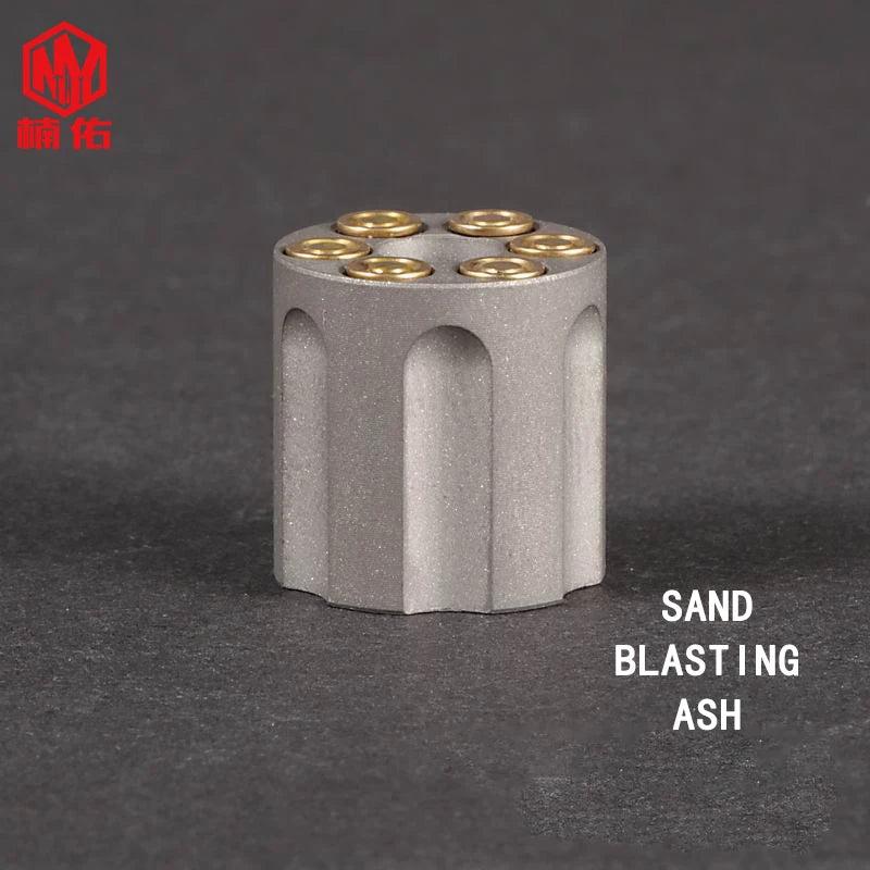 Titanium Revolver EDC Paracord Bead Pendant sandblasting by HitMyNeed