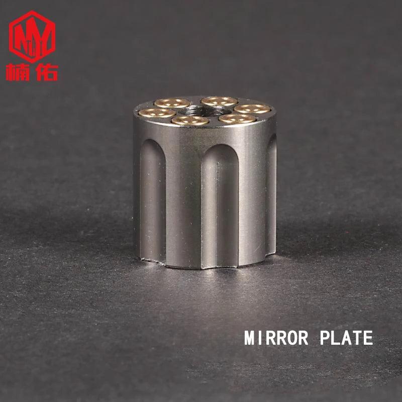 Titanium Revolver EDC Paracord Bead Pendant silver by HitMyNeed