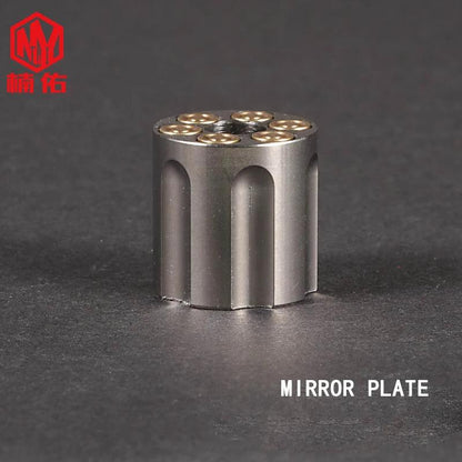 Titanium Revolver EDC Paracord Bead Pendant silver by HitMyNeed
