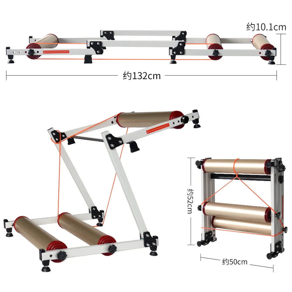 TK-02 Aluminum Bike Roller Trainer Platform by HitMyNeed