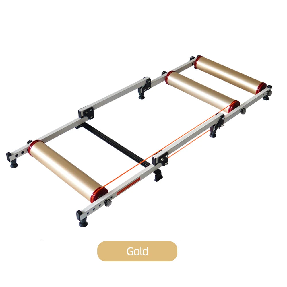 TK-02 Aluminum Bike Roller Trainer Platform gold by HitMyNeed