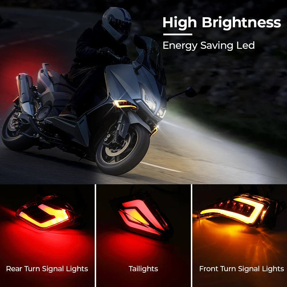 Tmax 530 LED Tail & Turn Signal Light Set 2012-2016 by HitMyNeed