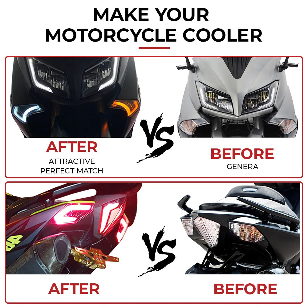 Tmax 530 LED Tail & Turn Signal Light Set 2012-2016 by HitMyNeed