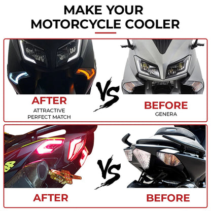 Tmax 530 LED Tail & Turn Signal Light Set 2012-2016 by HitMyNeed